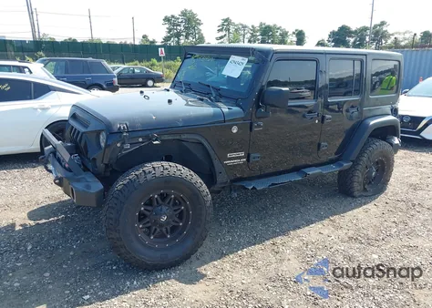 2016 Jeep Wrangler Unlimited Sport from USA, damaged, VIN 1C4BJWDG8GL287502